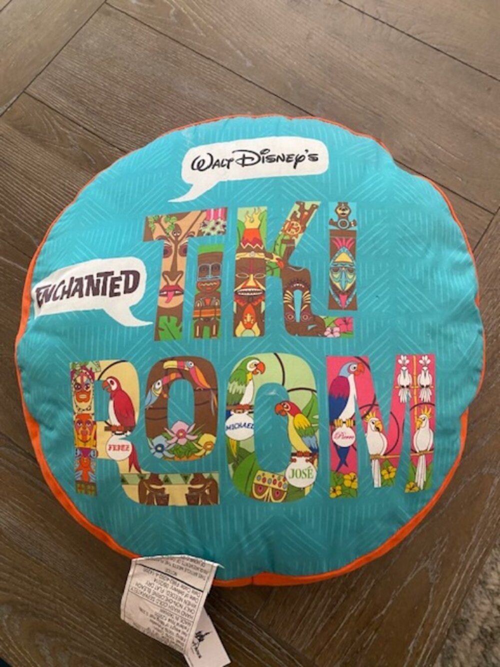 Enchanted Tiki Room Pillow - Disneyland